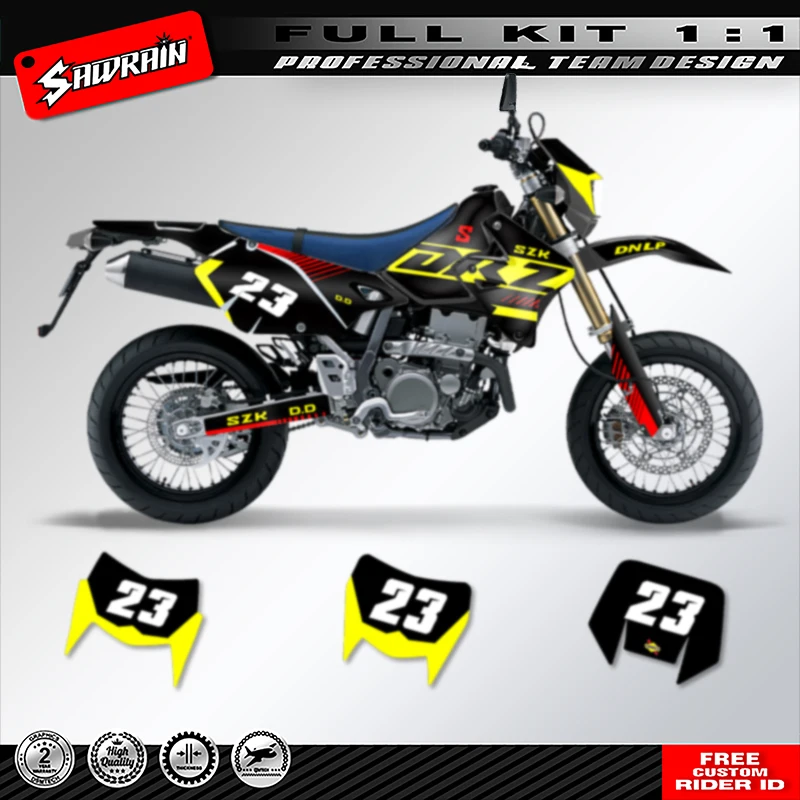

Sawrain Custom Motorcycle Graphics Decal Stickers Kit For For Suzuki DRZ400 DRZ 400 DRZ400S DRZ400SM DRZ400E 99-01 05-22