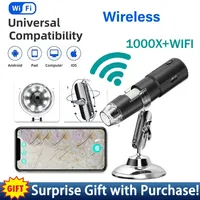 Wireless Dermatoscope Scalp Skin Analyzer Machine 1000X Facial and Body Analyzer Electronics Microscope Beauty Health Profession