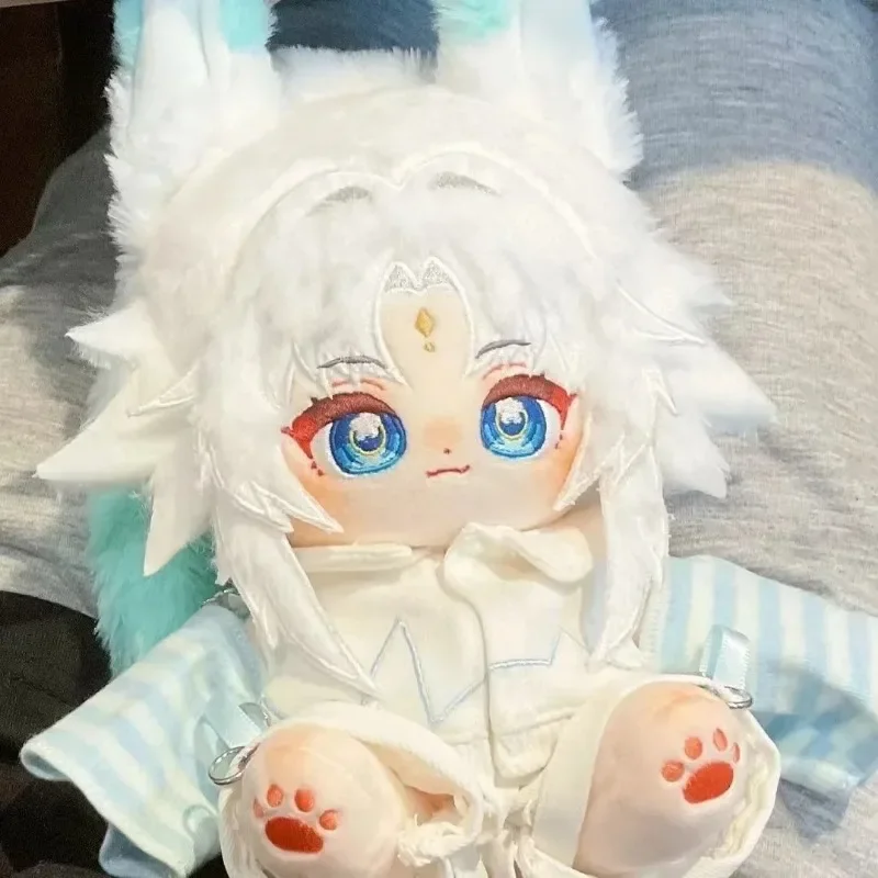 20cm anime jogo feixiao honkai: star rail cosplay macio pelúcia boneca corpo vestir-se brinquedos de pelúcia bonecas figuras plushies presente de natal