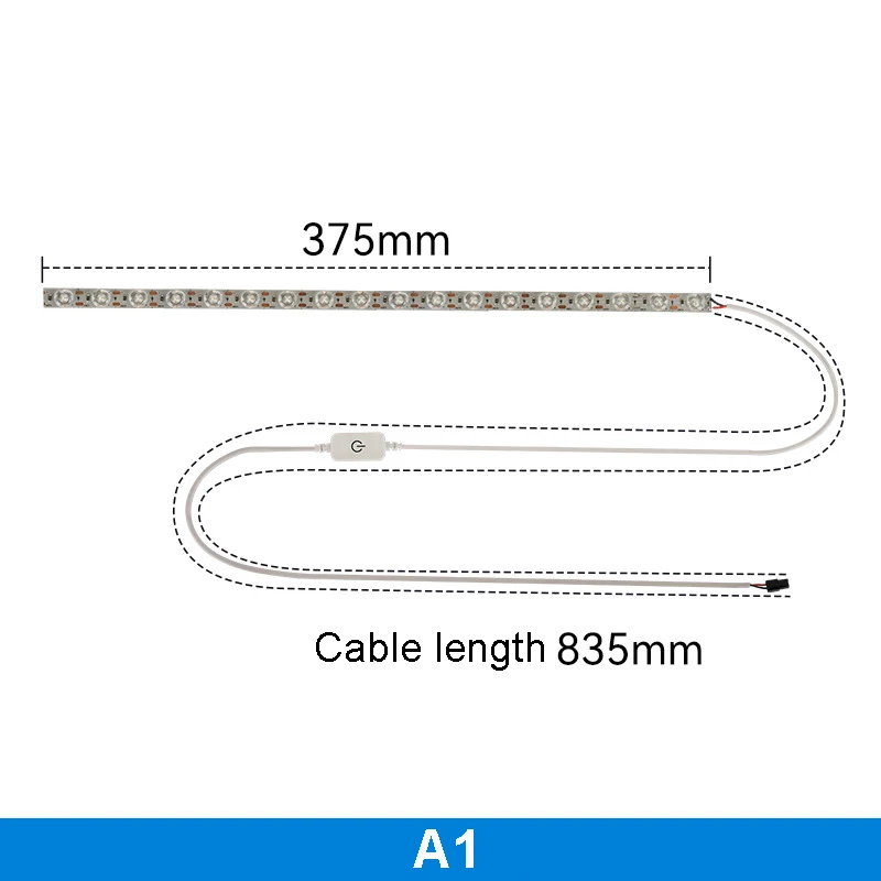 

For Bambu lab A1 Light Strip 24V Fill Light Belt Kit For Bambu lab A1 Light Strip 3D Printer Parts