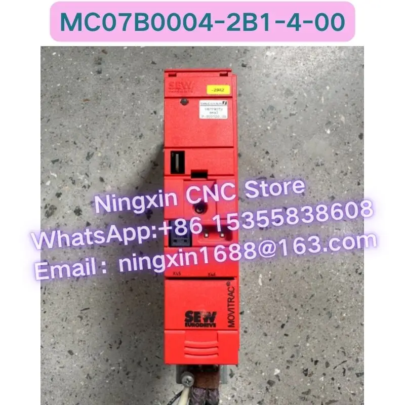 Second-hand MC07B0004-2B1-4-00 Inverter Functional test OK Fast delivery