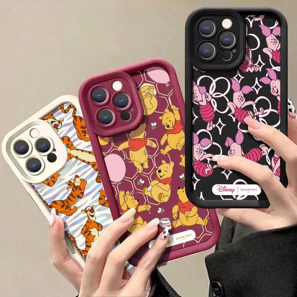 Disney Winnie The Pooh Piglet Tigger Phone Case For VIVO V30 V30E V29 V27 V27E V25 V25E V23 V23E V20 X100 X90 X80 X70 PRO Cover