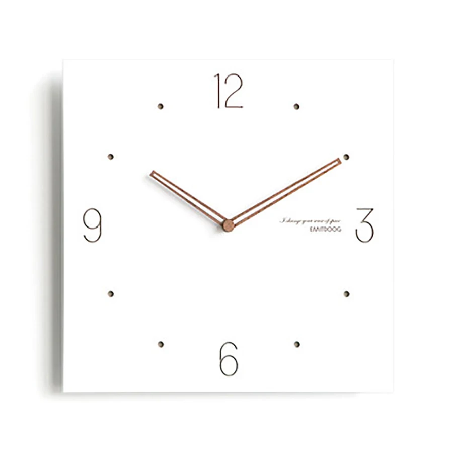 Square Wall Clock Modern Design Kitchen Silent Digital Secret Stash Women Secret Stash Mechanism Lreloj De Pared