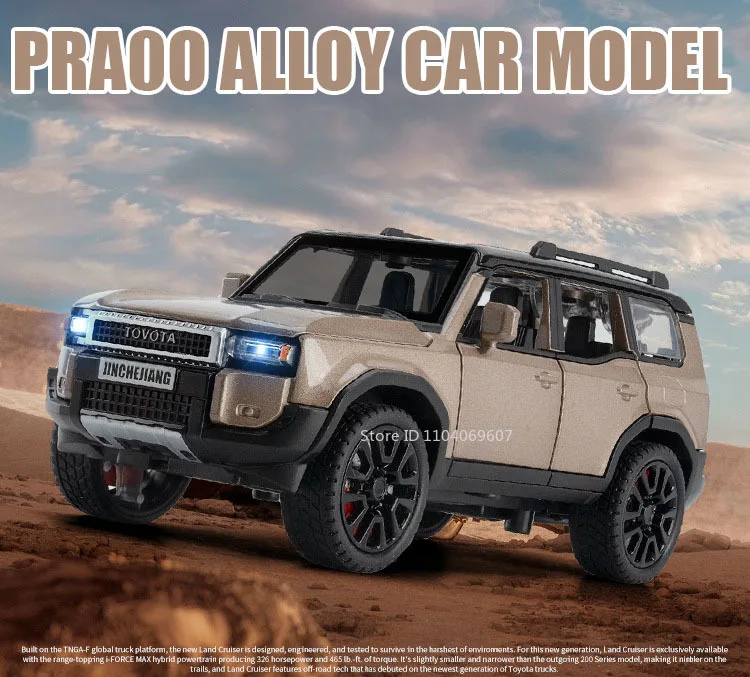 

Black SUV Alloy Car Model 1:32 Scale Diecast Vehicle Toy Collection Gift Boys Men Metal Car Toy Pull Back Sound Light