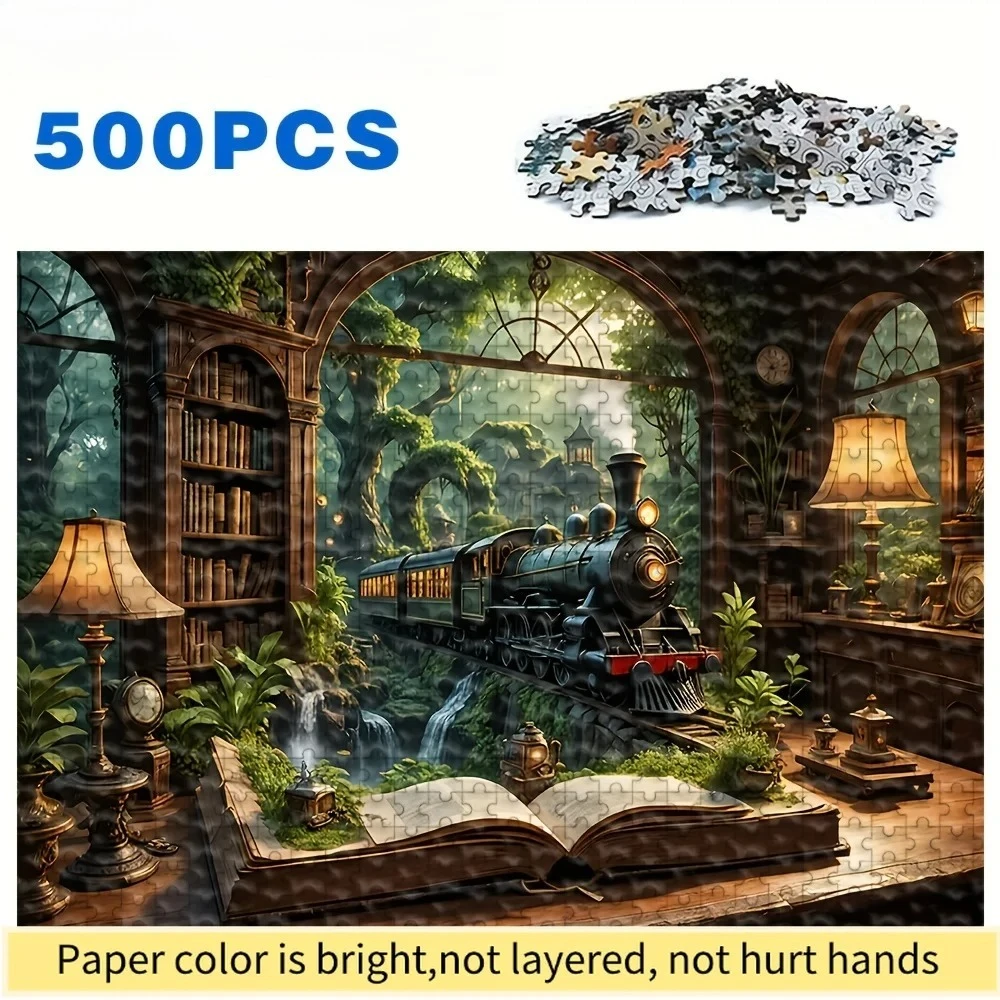 

Пазлы для взрослых (500/1000 элементов), высокое качество, увлекательная семейная игра, идеально подходят для дней рождения, Рождества, Хэллоуина, лучший подарок.