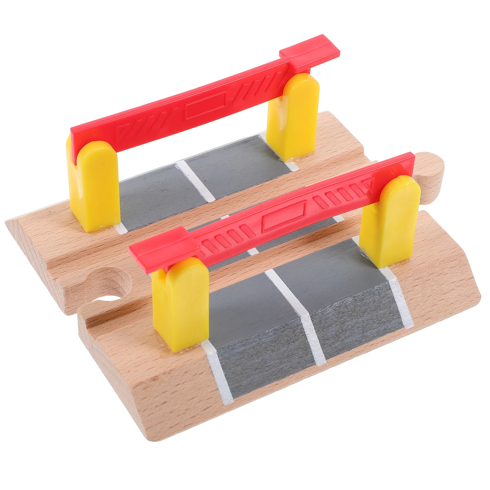 Train Track Accessories Barricade Model for Games Playing Plaything Railing Barrier Railway Road Block Playthings Car