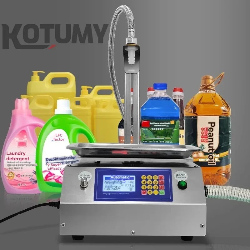Electronic Scale Food Processing Machinery Weighing and Filling Liquid Honey Sesame Sauce Edible Oil Viscous Glue Liquid