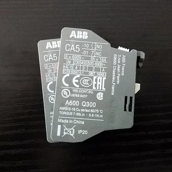 2025 بقعة ABB المقاولين نقطة اللمس المساعدة نقطة اللمس CA5-10 واحد دائما مفتوحة العلامة التجارية الجديدة الأصلية حقيقية 10069838 #2