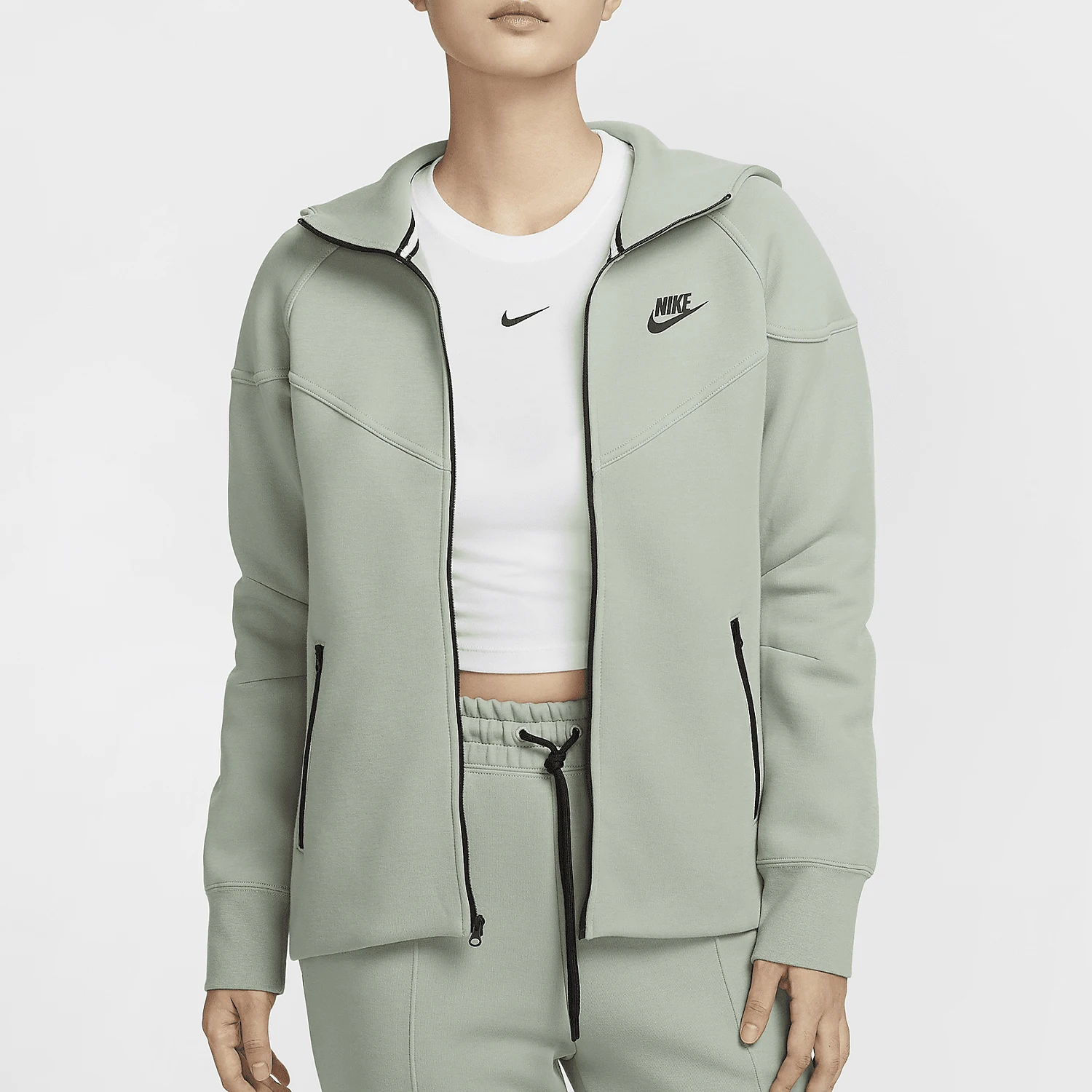 

Nike genuine genuine 2024 New Women's Full-Zip Hooded Jacket FB8339-370