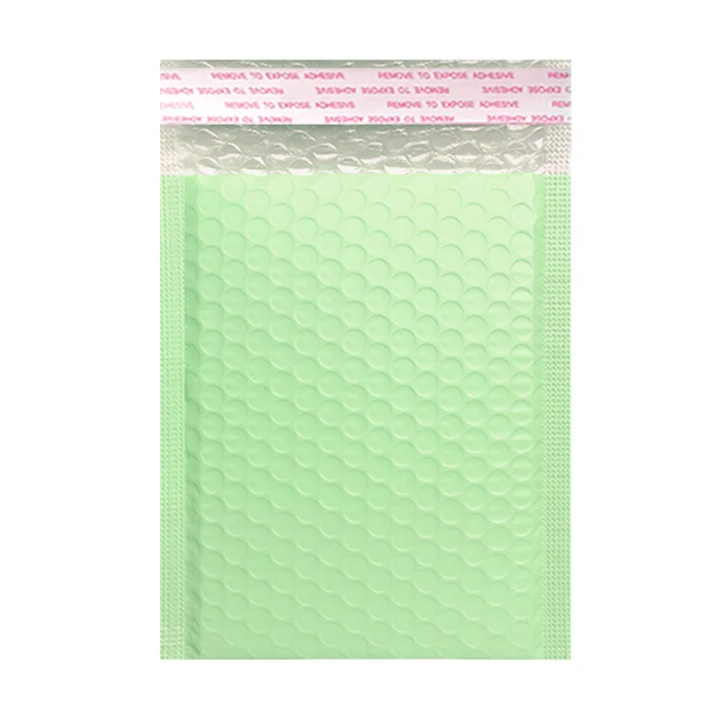 7 Sizes Waterproof Bubble Envelope Avocado Green Plastic Bubble Bag Small Bussniess Supplies Mini Bubble Mailer Gift Packaging