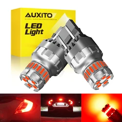 AUXITO 2Pcs T20 7443 LED Brake Light W21W W21/5W 7440 LED Bulb No Error Strobe Flash Red White Backup Reverse DRL Parking Lights