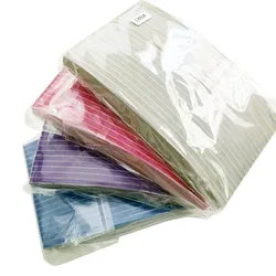 120 pcs mix colour  replacement pads nail sponge file halfmoon shape nail sanding  file disposable nail file removable nail file