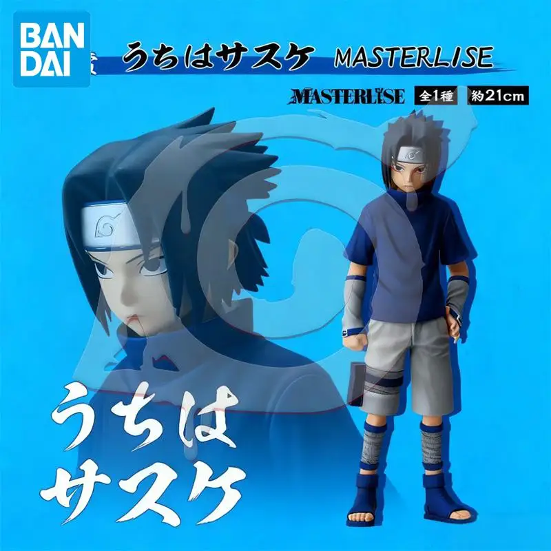 

In Stock Bandai Original Naruto Uchiha Sasuke Figure Anime Action Model Cartoon Doll Desktop Toys Ornament Unisex Festival Gifts