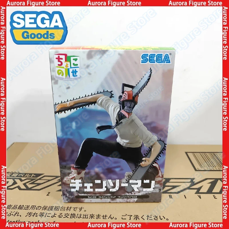 

In Stock SEGA Luminasta Chainsaw Man Denji Desktop Cute Doll Anime Figures Toys PVC Gift Collectible
