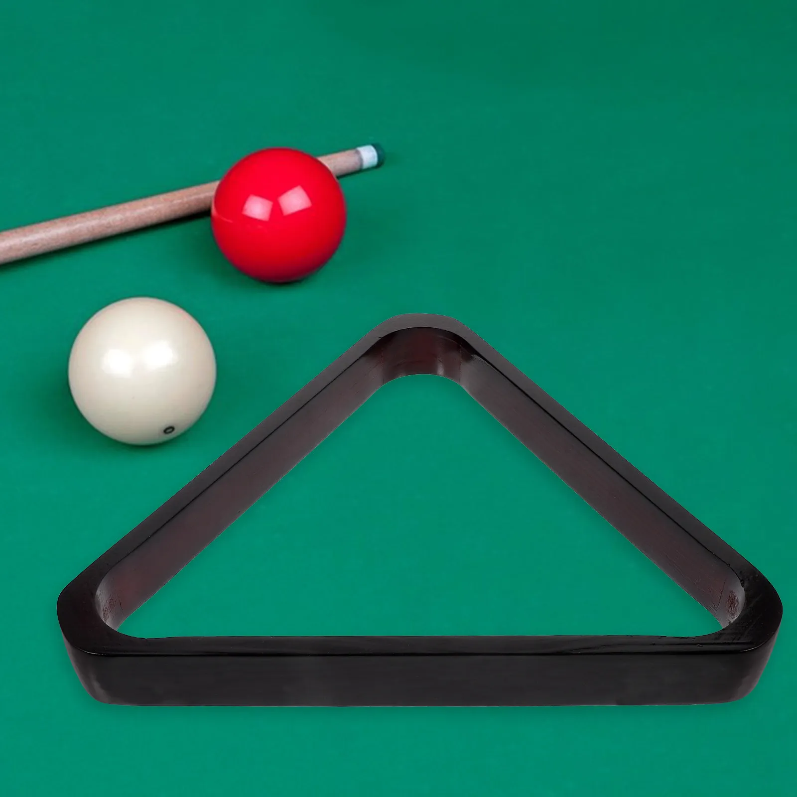 

Деревянный бильярдный треугольник-держатель для 15 шаров, с гладкой поверхностью, усиленными закругленными краями, для домашнего использования, вечеринок и клубов
