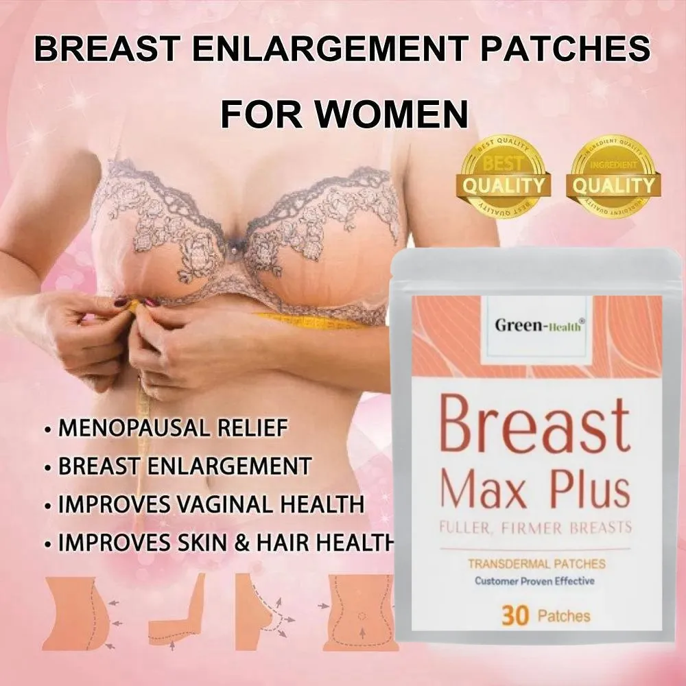 

Breast Enhancement Transdermal Patches Enhancer for Fast Growth and Bigger Bust Enlargement 30 Patches