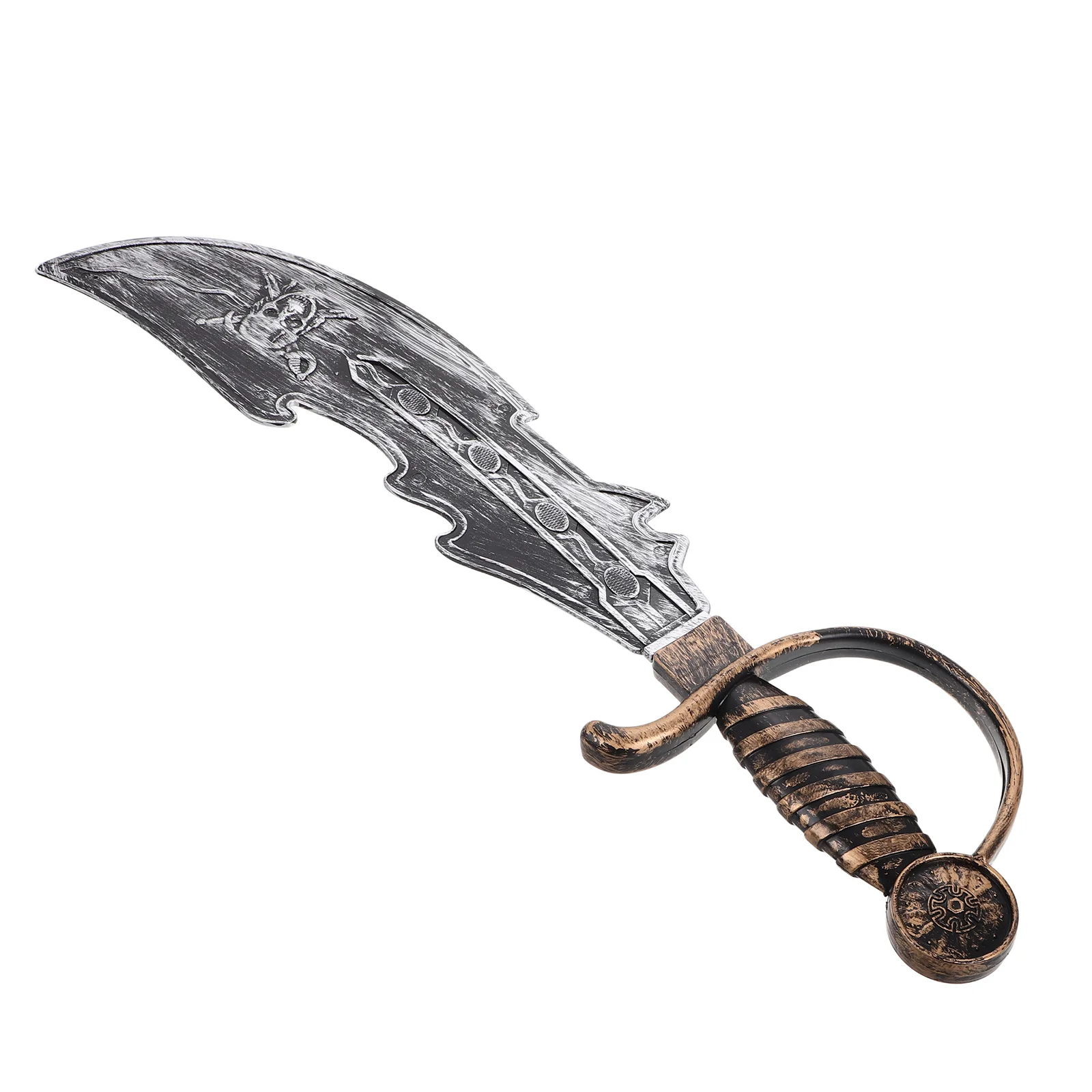 Acessórios de pirata masculino espada de plástico traje de halloween prop design realista cosplay festa favor decoração acessórios de pirata