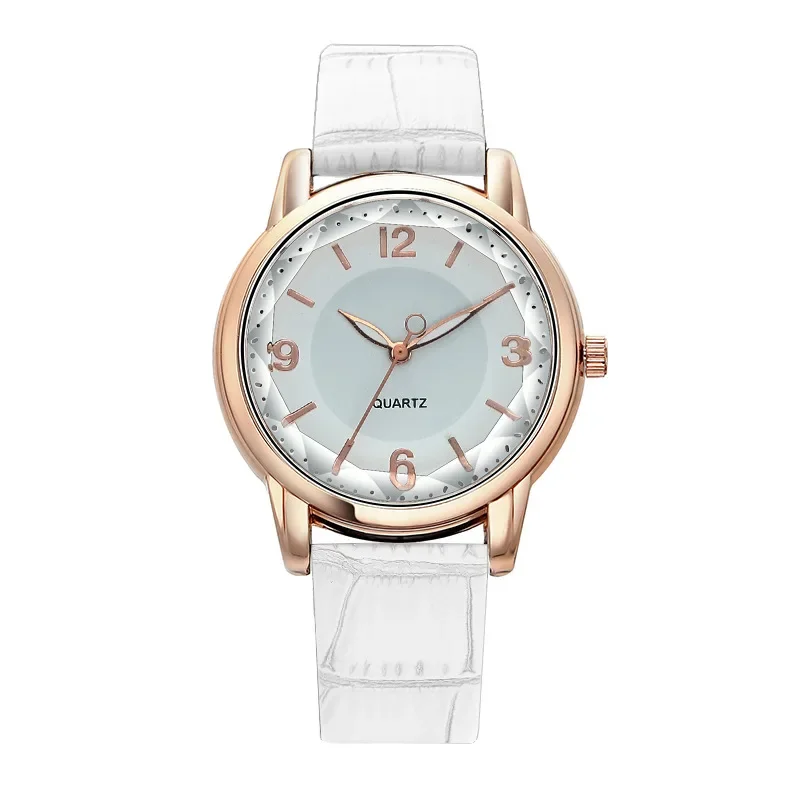 Simple Quartz Women's Watch Leather Strap Women's Watch Creative Student Watch Clock