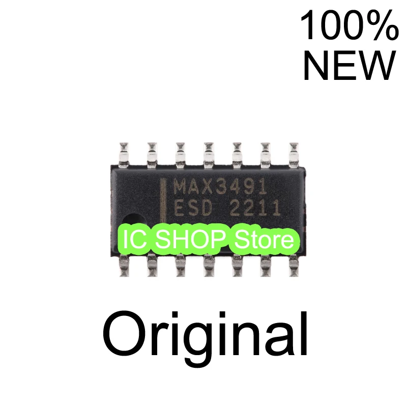 

2pcs/lot MAX3491ESD+T MAX3491ESD SOP 100% Original Brand New