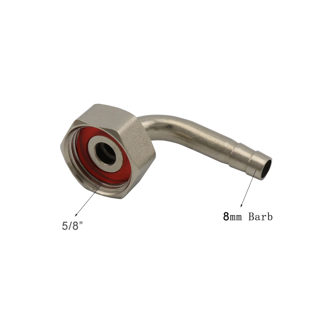 Draft Beer Shank Tail Piece Elbow Nut Gasket Kit Beer Brewing Tap Faucet Shank Adapter Accessories