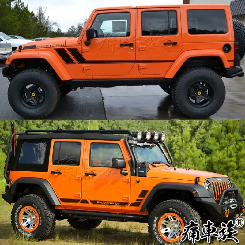 

New Custom Car Stickers FOR Jeep Wrangler Body Sports Decorative Car Film Car Decal Accessories