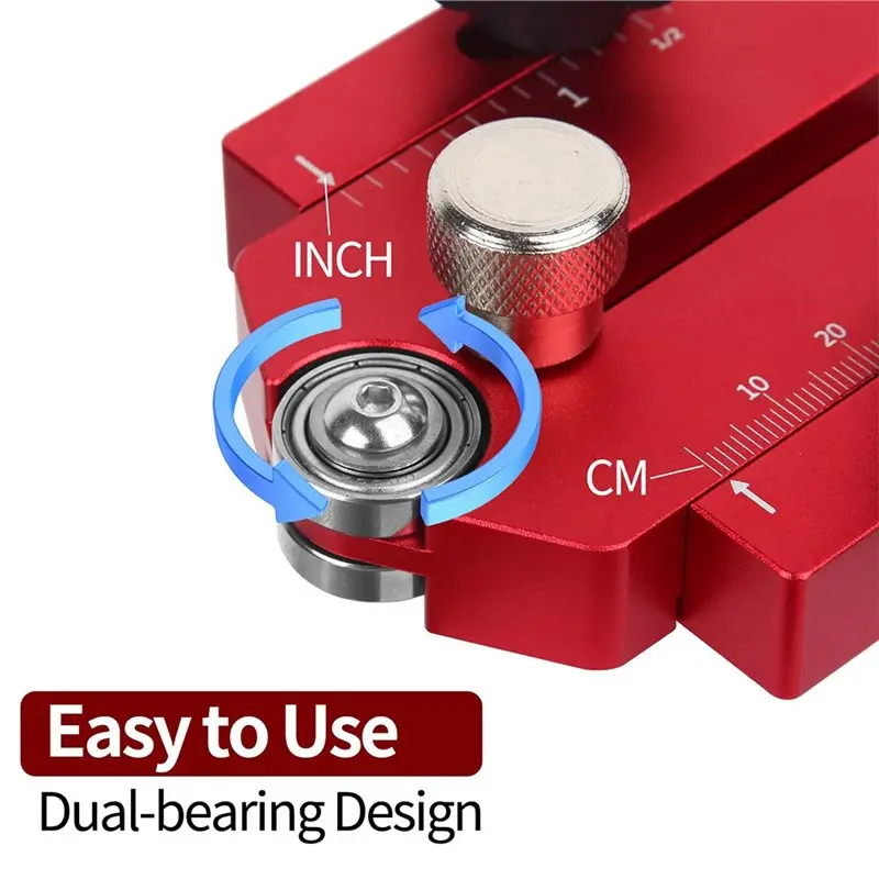 ABYP Thin Rip Jig Tischkreissäge Jig Tischkreissäge Jig Guide Tischkreissäge Thin Strip Jig Thin Rip Jig Tischkreissäge für 3/8" X 3/4" T-Nut