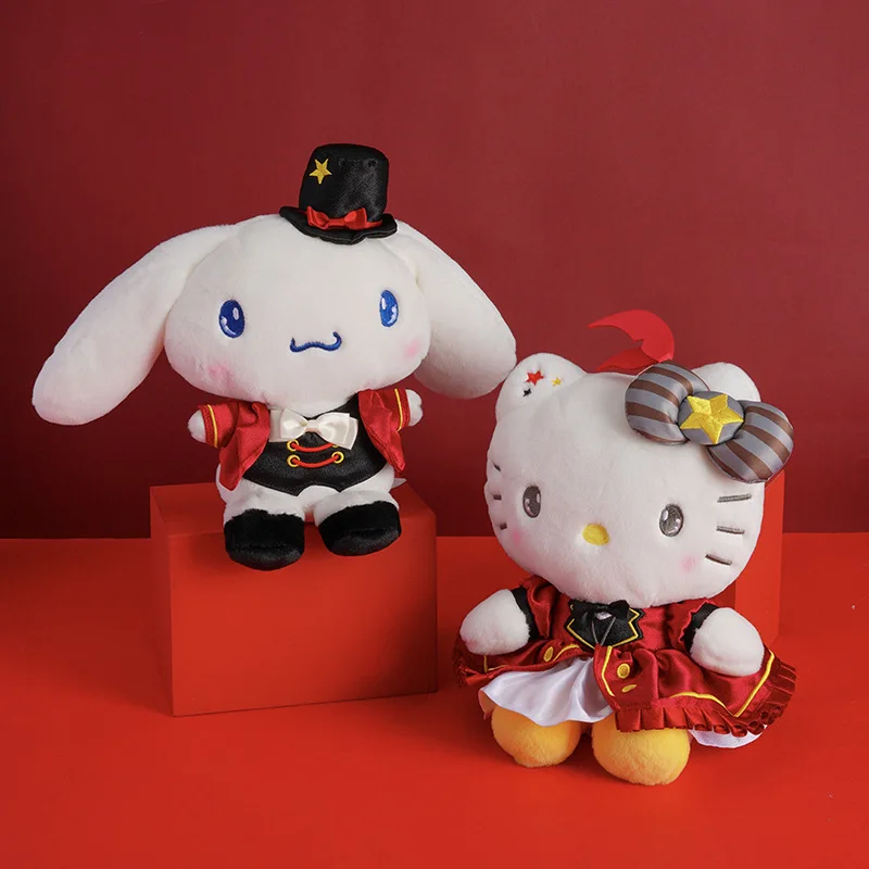 Quente kawaii kuromi minha melodia hellokts cinnamoroll brinquedos de pelúcia broadway anime preto ouro série plushie dos desenhos animados boneca de pelúcia presentes