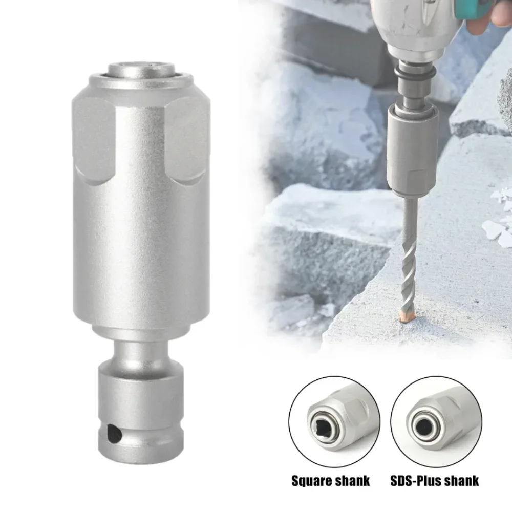 Sds Plus Impact Wrench Drill Adapter Conversor de Bits Quadrados para Tambores Pneumáticos Eixo do Martelo Elétrico Acessórios para Ferramentas Elétricas
