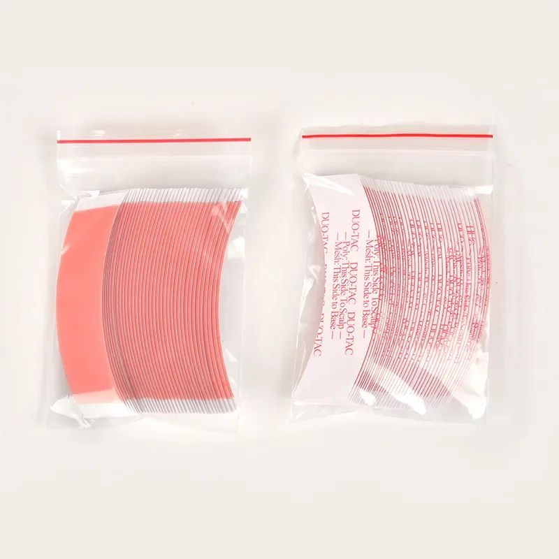 36pcs Duo-Tac Double Side Adhesive Tape for Toupee Wig Poly Mesh Hair System Easy Cleanup Tape image 2