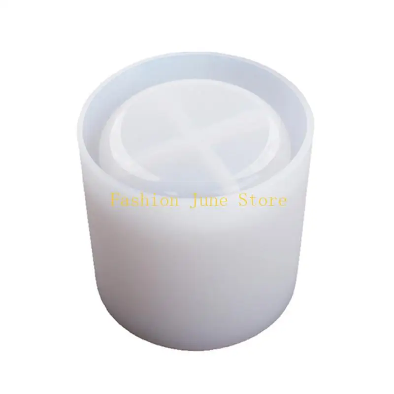 N5KA Plant Pot Crystal Epoxy Mold DIY Crafts Soap Mold Vase Flower Pot Casting Mold Succulents Planter Resin Mold