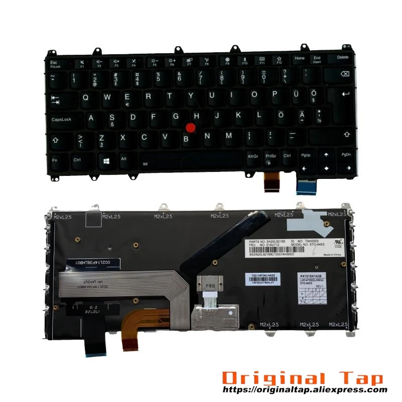 EE Estonian Backlit Keyboard for Lenovo Thinkpad X380 Yoga 370 01EN423 01AV712 01HW611 01HW651