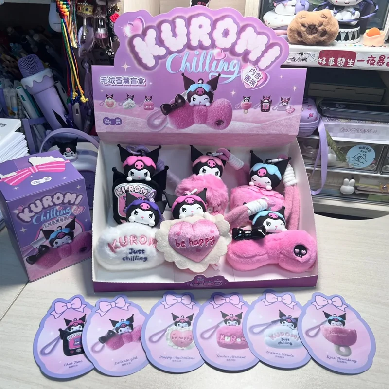 

Genuine Sanrio Anime Kuromi Aromatherapy Series Plush Pendant Blind Box Give Girls Surprise Toy Gifts Creative Holiday Gifts