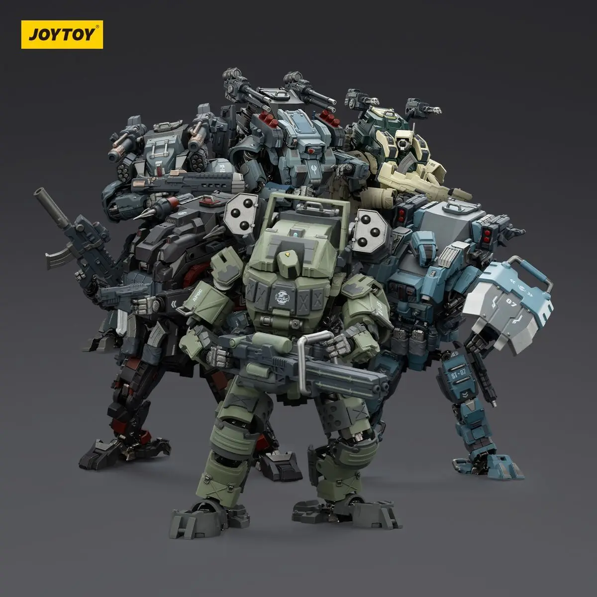 

Genuine JOYTOY ‌APOC Series Falcon Riot Control Mech1/25 Movable Doll Hand Collectible Desktop Ornament Model Toy Gift