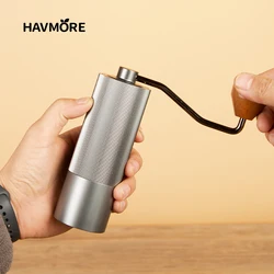 Manual Coffee Grinder 304 Stainless Steel  Burr Grinders Mill Kitchen Tool Grinders Coffee Milling Machine