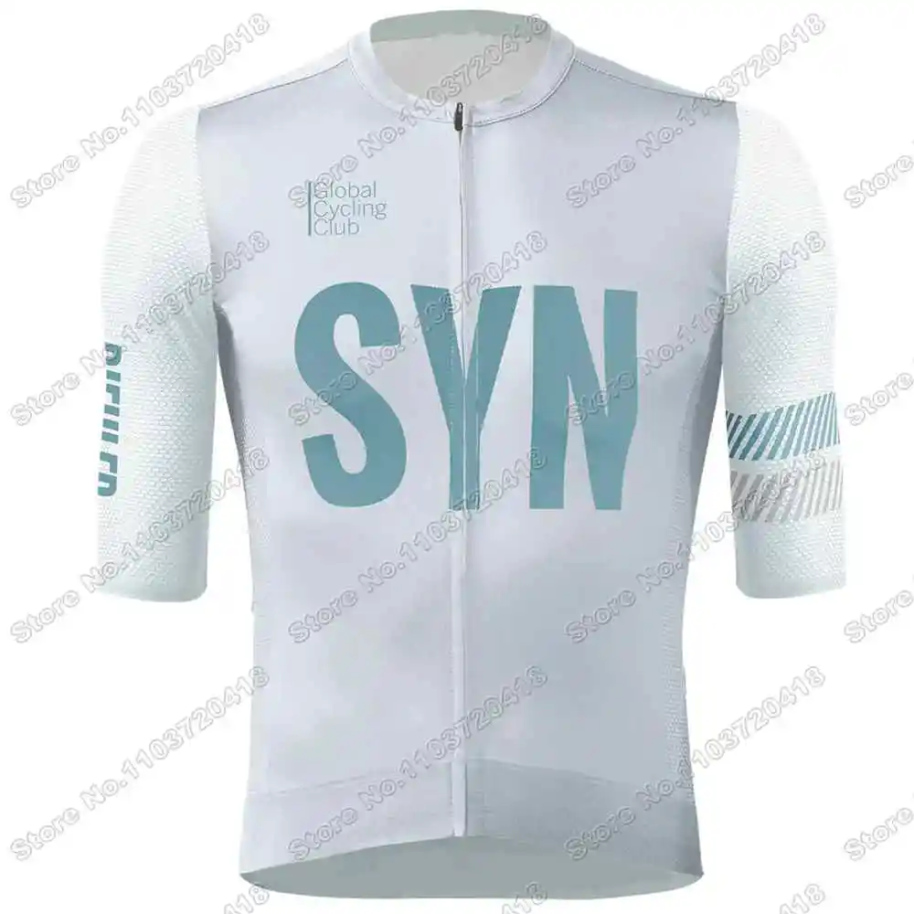 2025 SYN الدراجات جيرسي قصيرة الأكمام أسود أخضر وردي برتقالي رمادي الصيف الدراجات ملابس الرجال الطريق دراجة قمصان دراجة القمم الجبلية