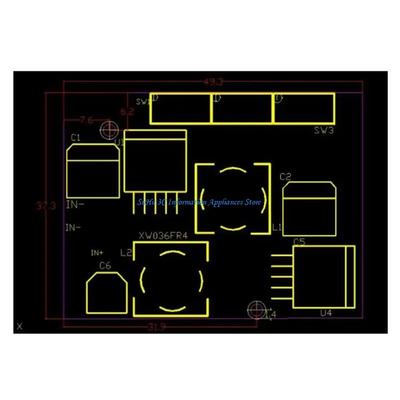  Automatic Boosting Bucking Charging Module with Intelligent Voltages Regulation for Multiple Devices 4-35v Input 1.25-25vOutput