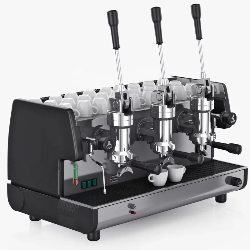 Profesional Coffee Maker Three Group Semi Automatic Commercial Coffee Espresso Machine