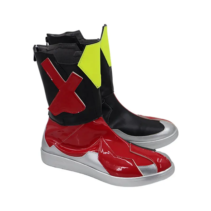 TV Kamen Rider Zero Three 03 Custom Made Cosplay Shoes Boots Halloween Carnival Props