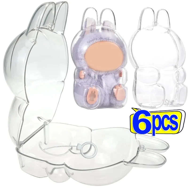 

Коробка для дисплея для LABUBU The Monsters Have A Seat Жесткий защитный чехол Пылезащитный чехол для хранения куклы 2-го поколения для сидения