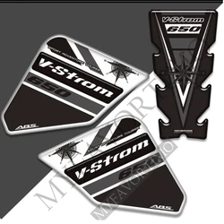 For Suzuki V STROM VSTROM DL 650 XT 650XT Adventure Tank Pad Protector Trunk Luggage Cases Stickers Fuel Oil Kit