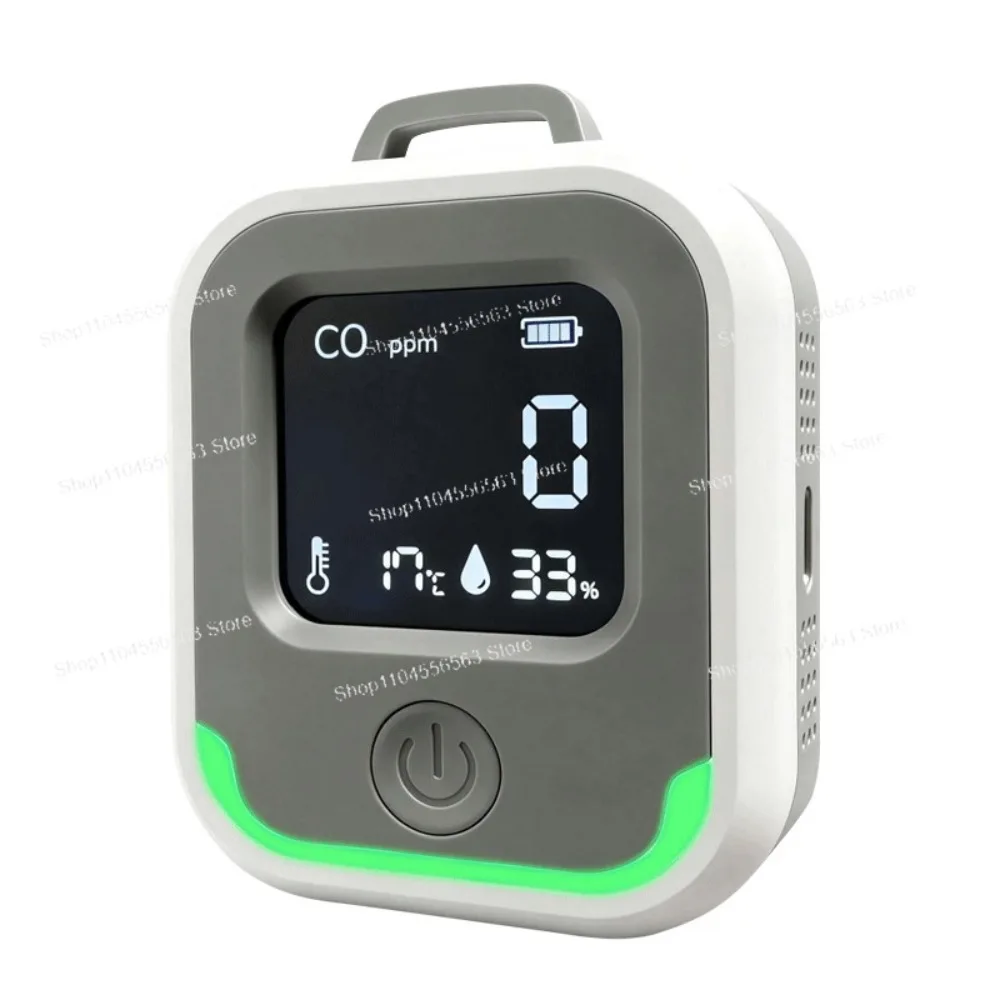 3 in 1 Carbon Monoxide Detector CO Portable Outdoor Camping RV Temperature and Humidity Alarm