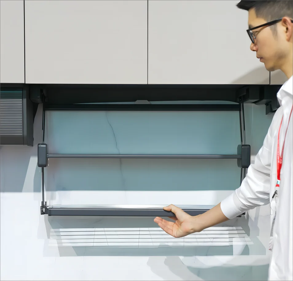 Foldable pull-down storage rack