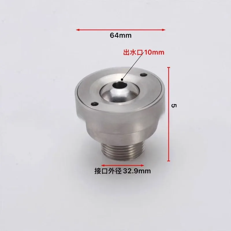 All-copper Dry Direct Fountain Nozzle, Square Floor Adjustable Direct External Wire Three-wire Nozzle, DC Nozzle