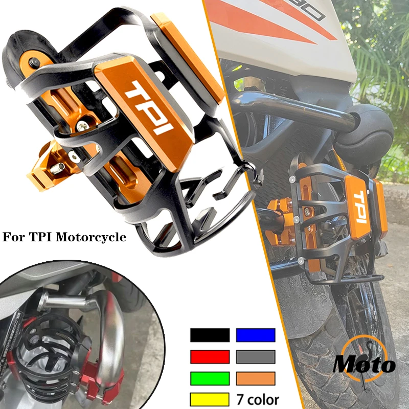 

For KTM TPI 300 EXC 300EXC TPI Six Days 2018-2022 2023 Motorcycle Fashion Accessories CNC Beverage Water Bottle Cage Cup Holder