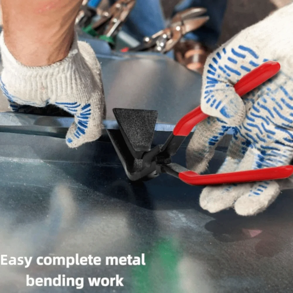 

45° 90° 180° Sheet Bending Pliers Premium Carbon Steel Multi-Angle Jaw Metal Sheet Bender Flat Jaw Straight Jaw