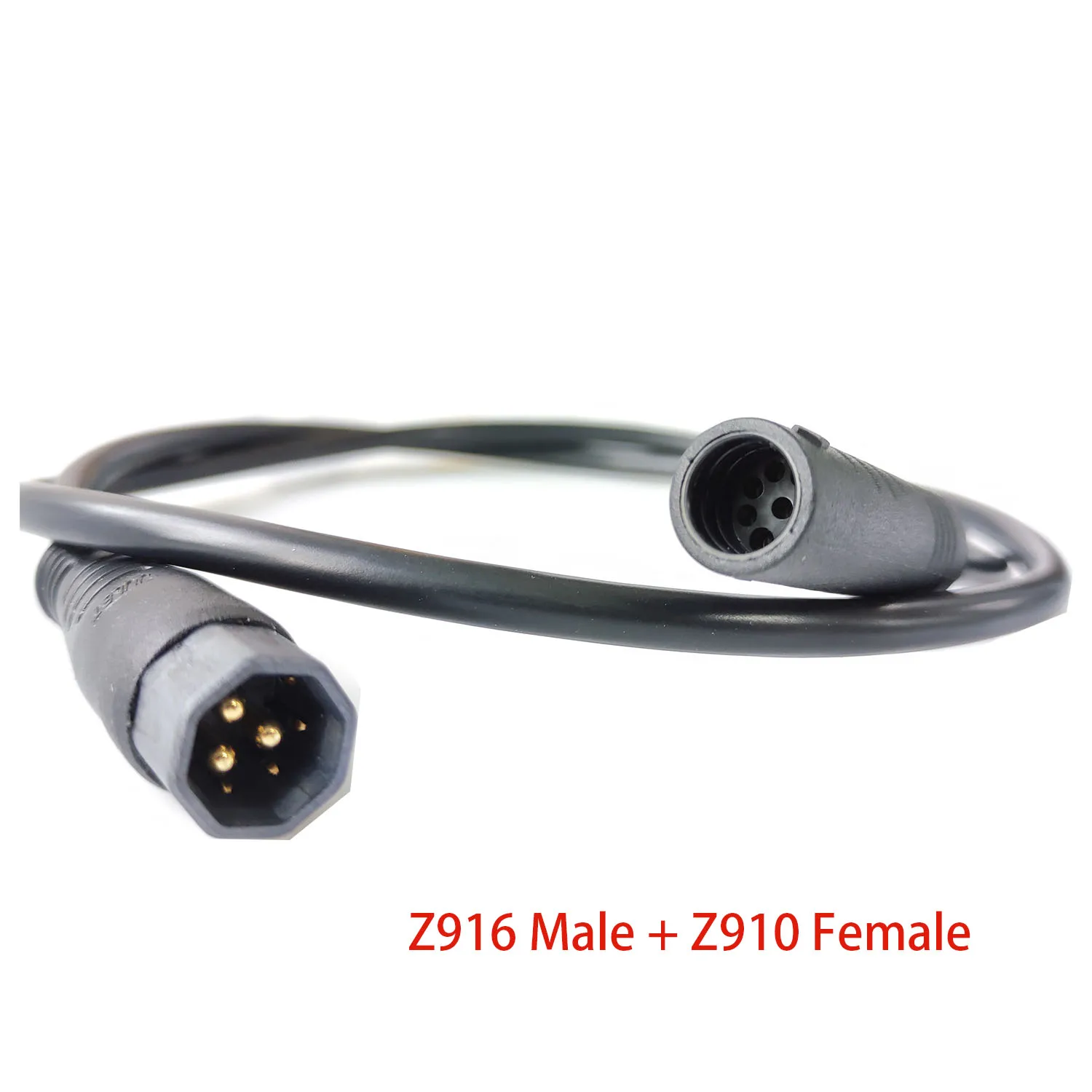 Z916 Female/Male with  Z910 Male/Female 9 pin extension cable for BAFANG Motor FAT BIKE waterproof connector