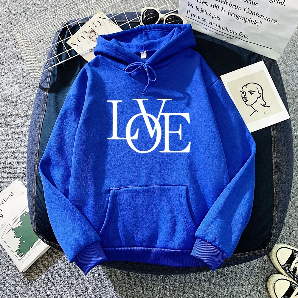 Hoodies Casual Sweatshirt Autumn Winter Warm Long Sleeve Hoodedie Pullovers Tops Trend Male and Female Students Streetwear