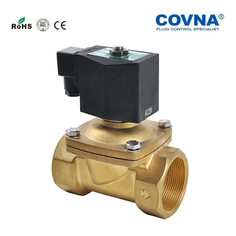 YUNYI Normally Closed Brass Water Solenoid Valve control Solenoid Pressure Reducing Valve for Water