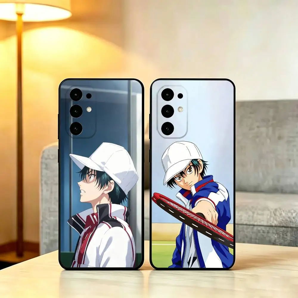 Anime The Prince of Tennis Phone Case For Samsung S25,S24,S21,S22,S23,S30,Ultra,S20,Plus,Fe,Soft Black Cover