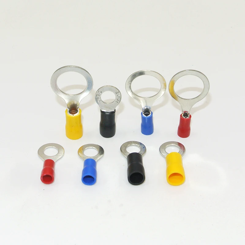 50/100PCS Wire Ring Terminals  Connectors Cable Wire Connector cable Crimp Terminal RV1.25-4 RV1.25-6 RV2-6 RV2-4 RV5.5-6